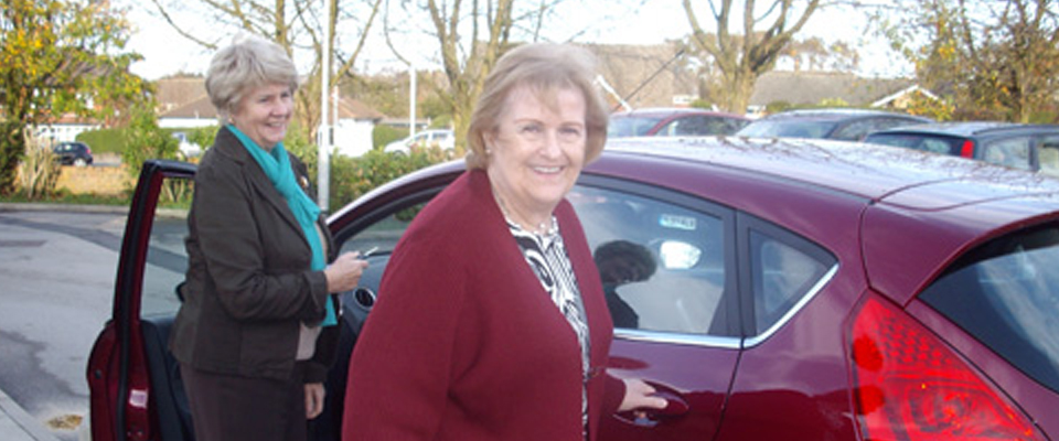 Member using the Volunteer Car Scheme