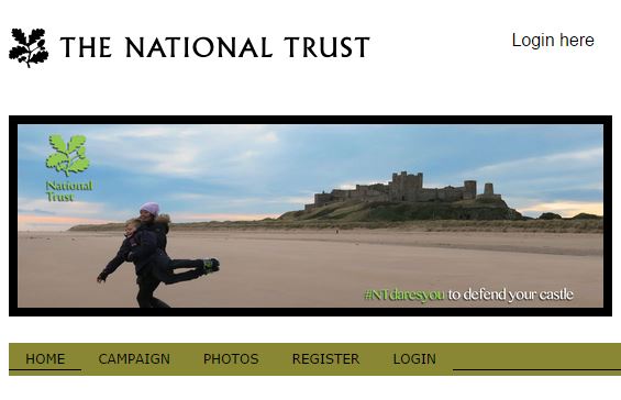 #NTDaresYou, a marketing campaign for the National Trust