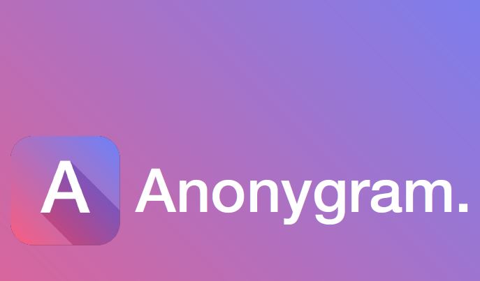 Anonygram, by Daniel Jones